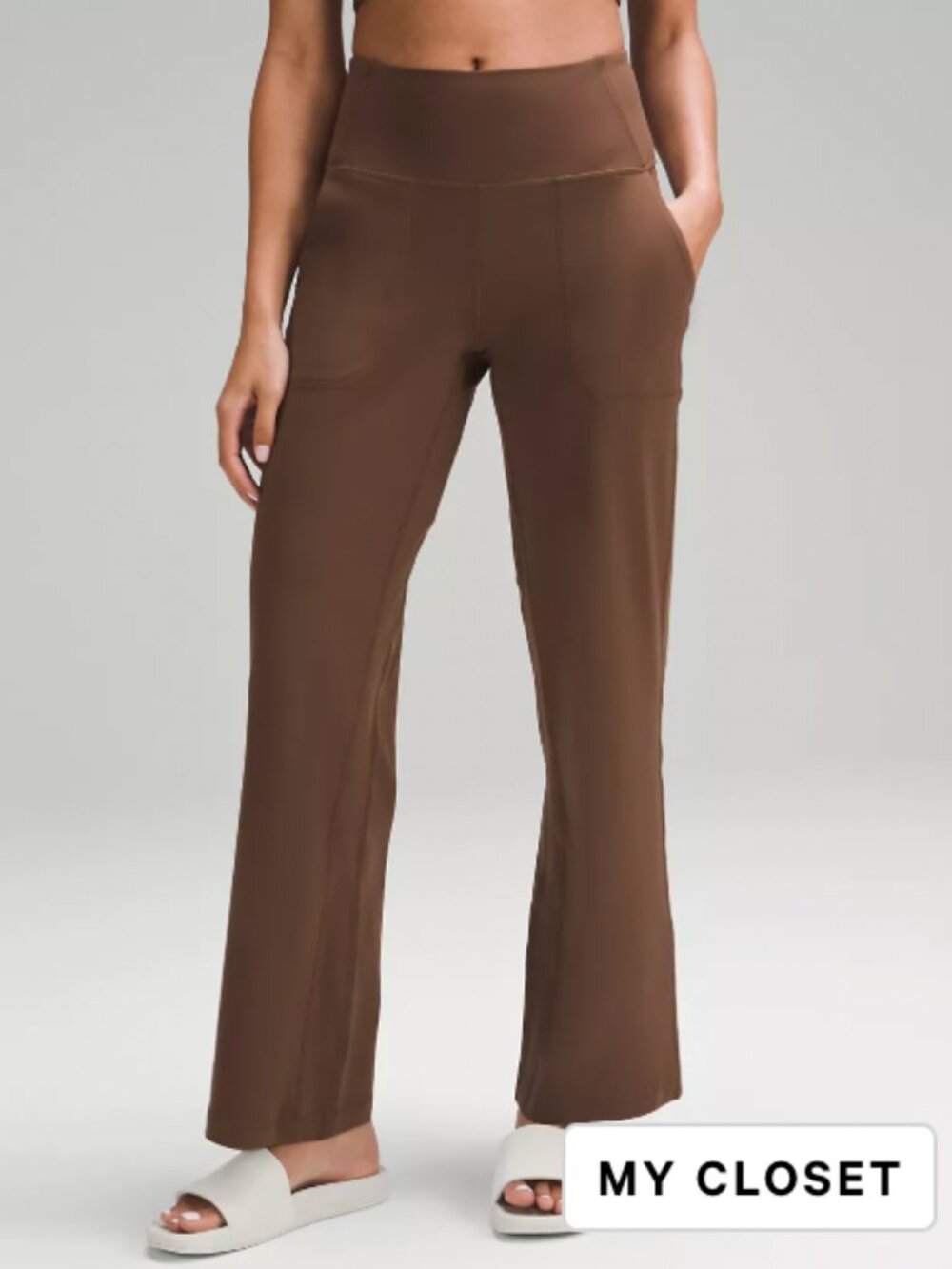 lululemon Align™ High-Rise Wide-Leg Pant *Short  in Java - Size: 2